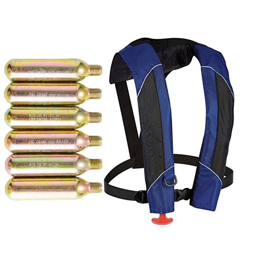 Cartuccia bombola di gas Co2 da 33 g per giubbotto di salvataggio