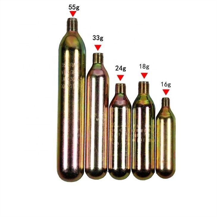 OEM/ODM 12g 24g 25g 33g 38g 74g 88g Co2 Cilindro